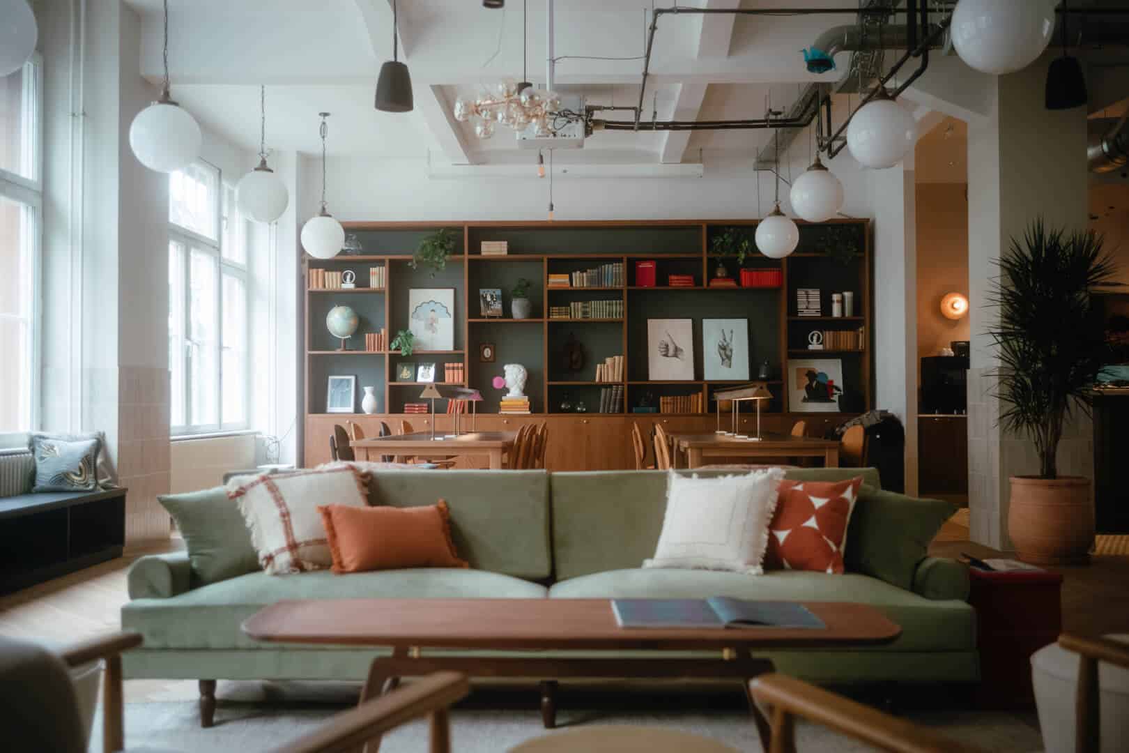 1Mindspace Münzstraße - lounge area in coworking workspace in Berlin Mitte