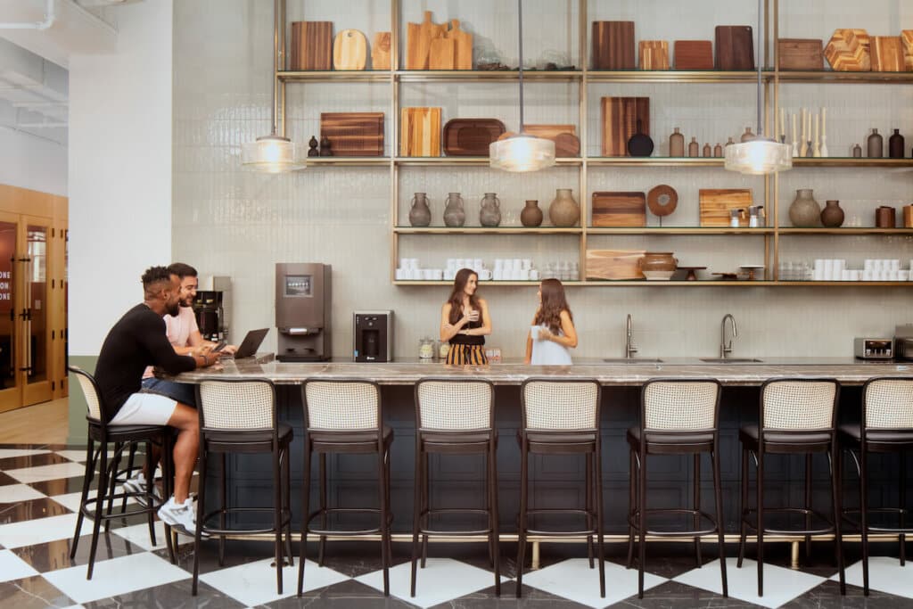 Kitchen area at Mindspace