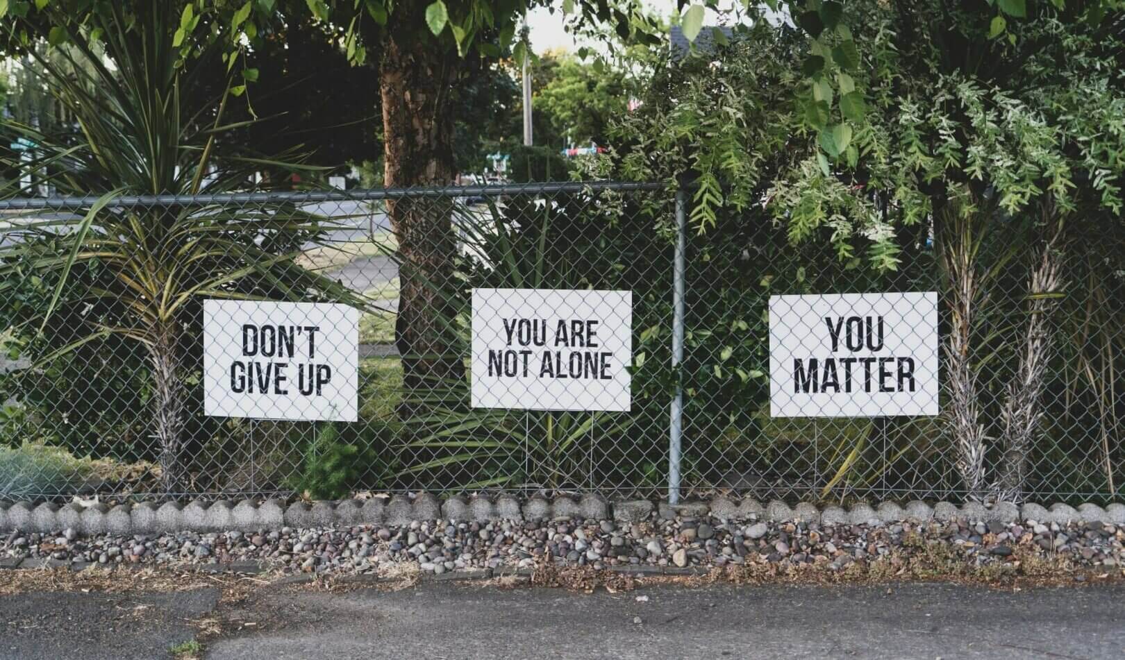 Picture of Motivational Slogans on Signs