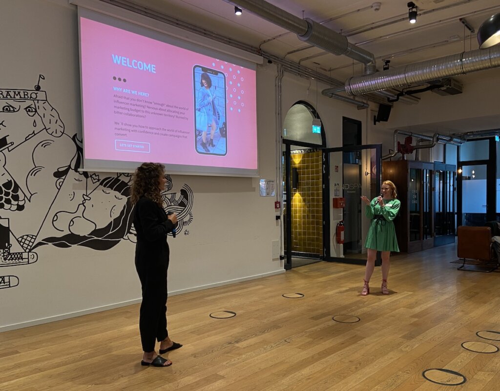 Content creator Sarah Ploss joined Emily to talk about influencer marketing at the ‘Women of Influence’ event