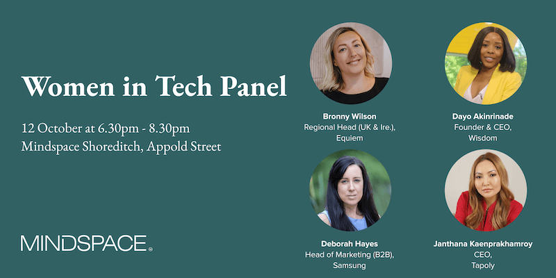 Mindspace women in tech panel