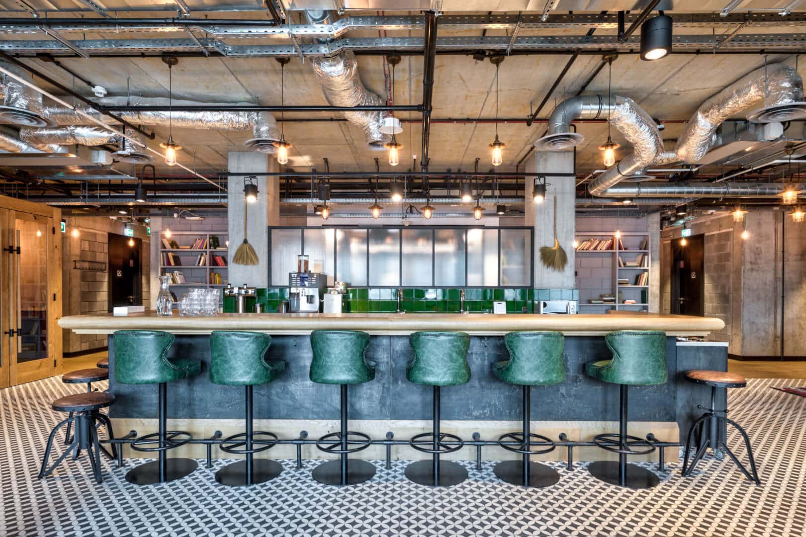 Kitchen are at Mindspace offices 
