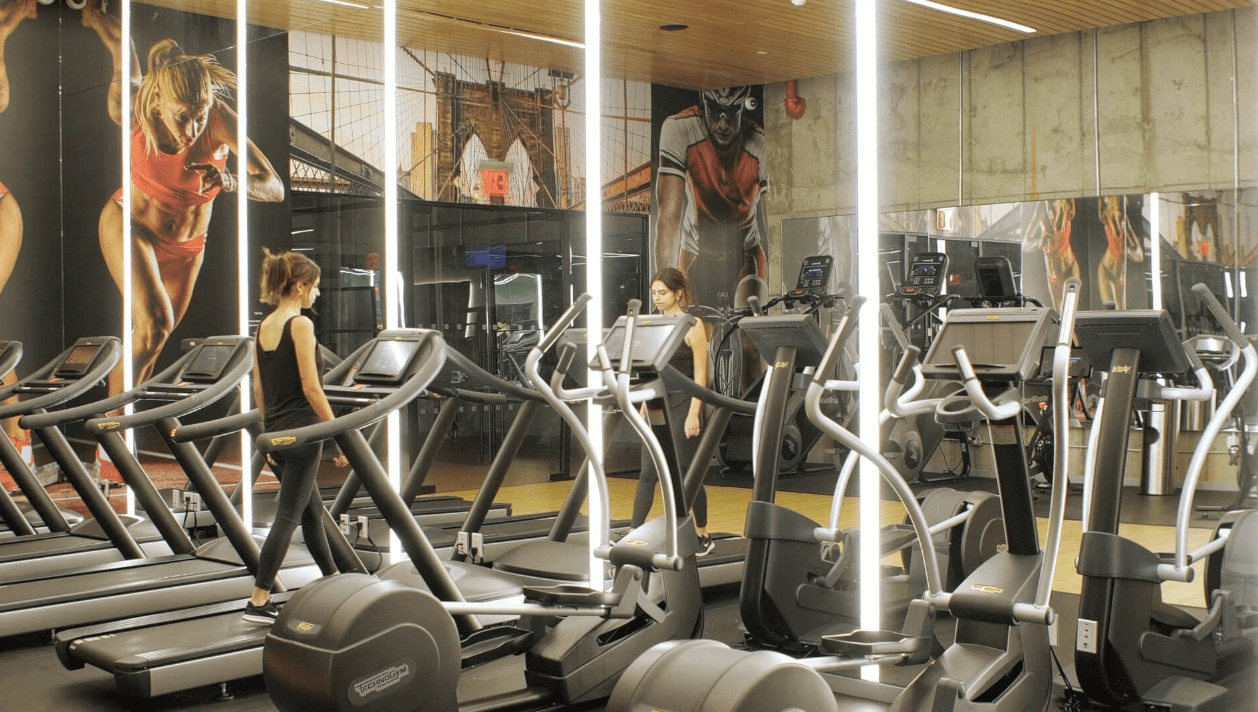 Fitness Center at Mindspace Williamsburg, one of the best gyms in Brooklyn, New York