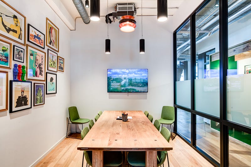 Hamburg modernes Büro